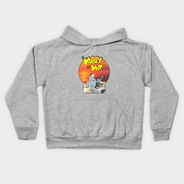 Krazy Kat - Newspaper Strip Kids Hoodie by enyeniarts